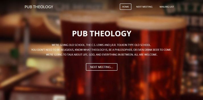 Pub Theology Website